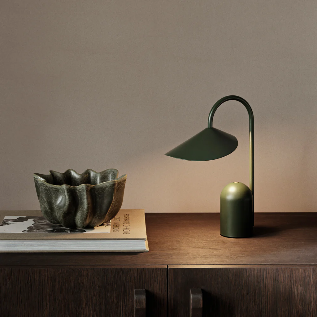 Ferm Living Arum Portable Lamp Grass Green - Image 2
