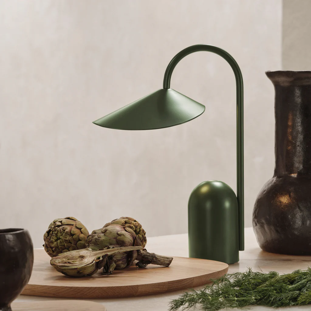Ferm Living Arum Portable Lamp Grass Green - Image 3