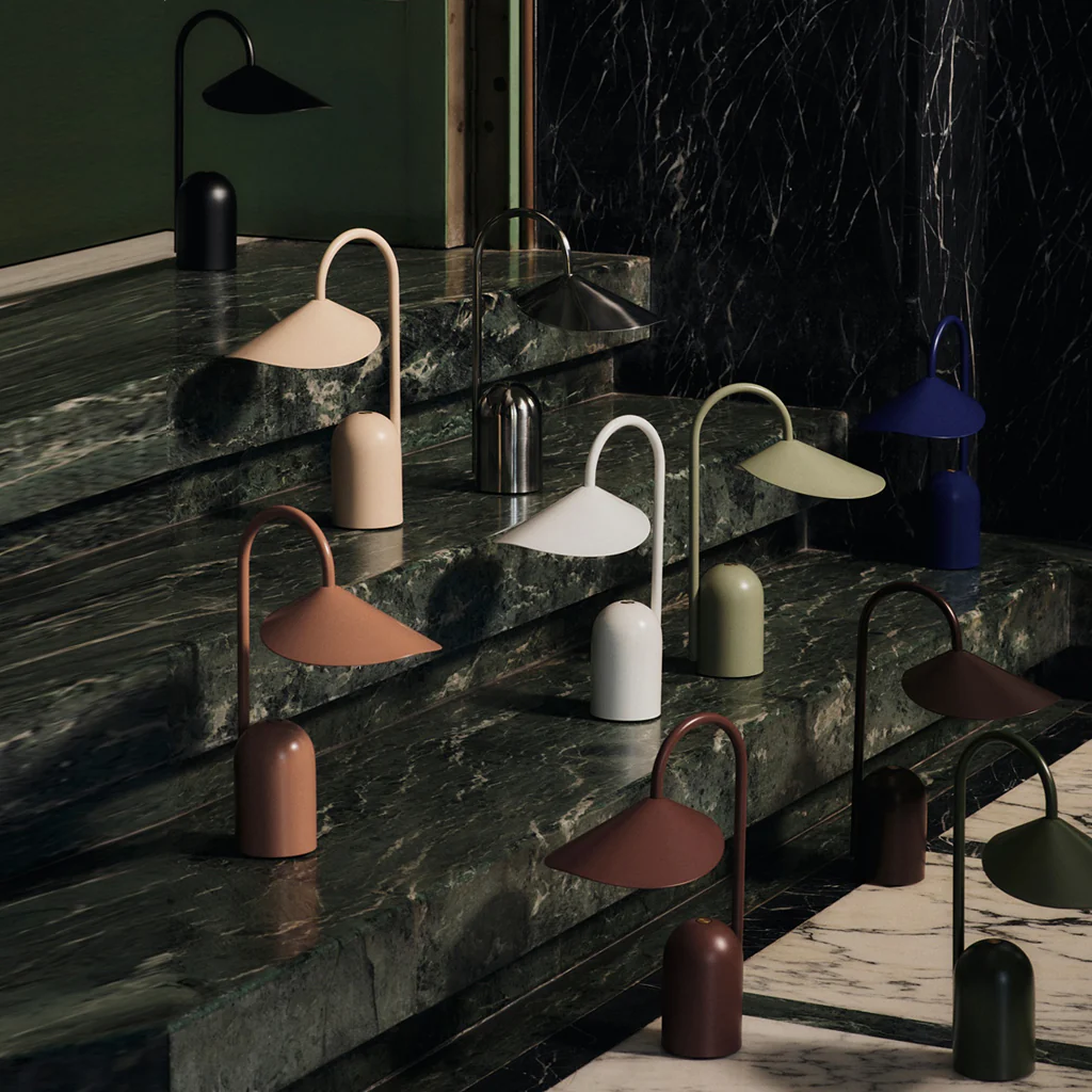 Ferm Living Arum Portable Lamp Stainless Steel - Image 6