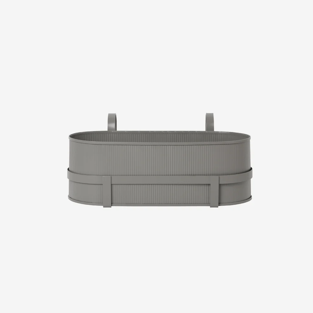 Ferm Living Bau Balcony Box Warm Grey