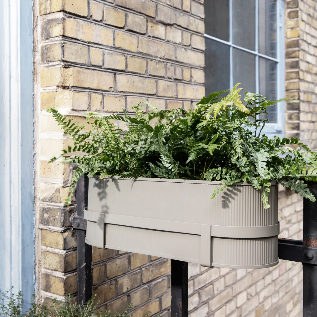 Ferm Living Bau Balcony Box Warm Grey - Image 4