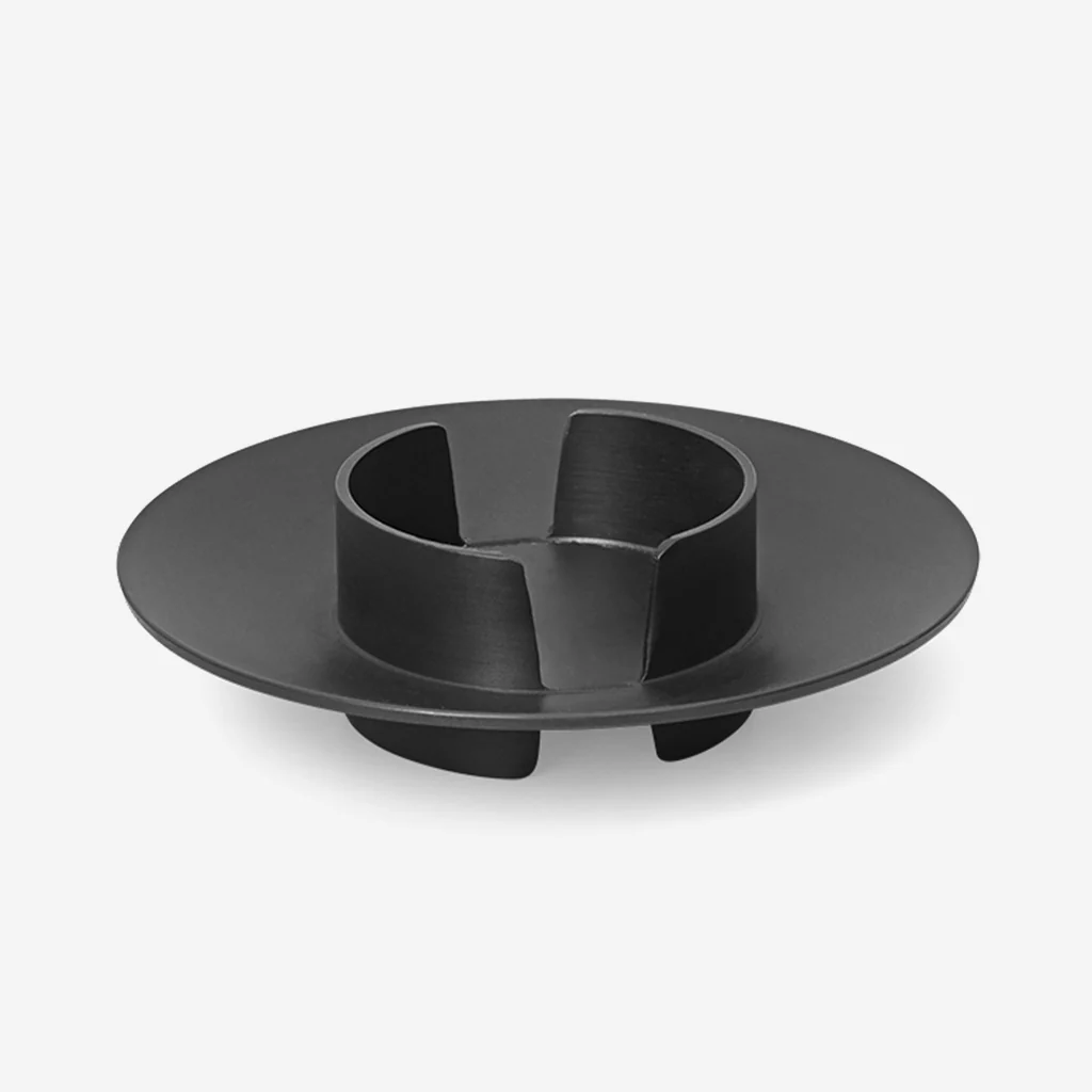 Ferm Living Block Candle Holder Black Brass - Image 4