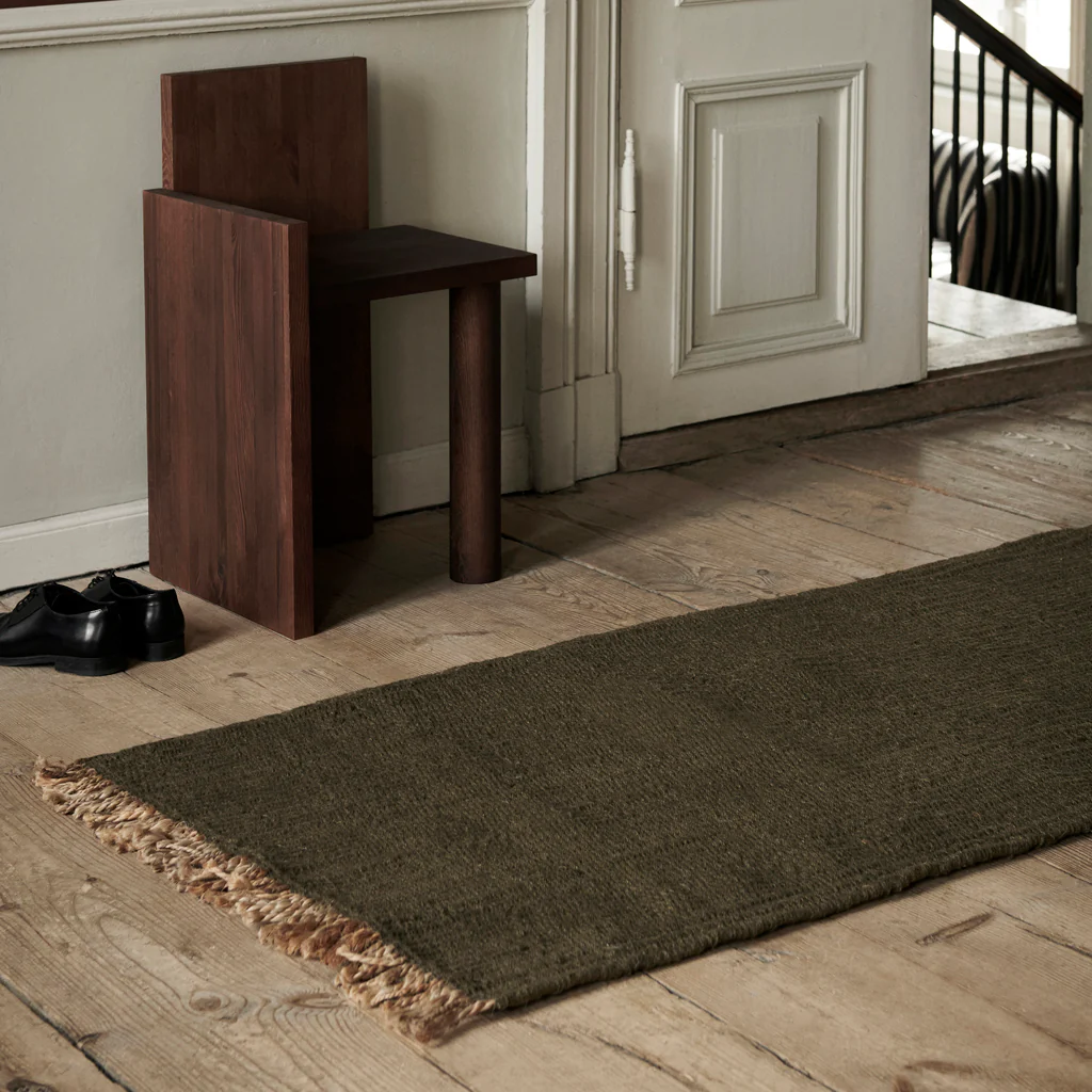 Ferm Living Block Runner Black/Natural - Image 2
