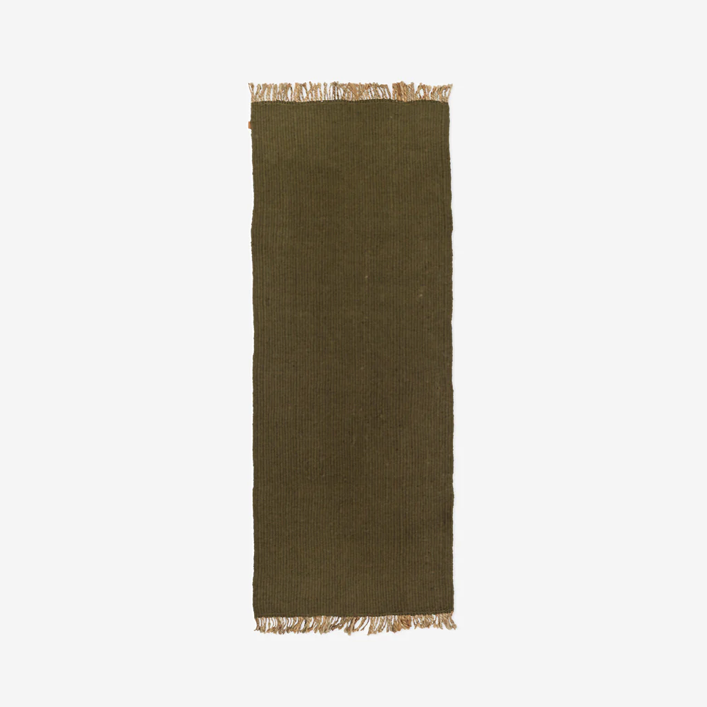 Ferm Living Block Runner Olive/Natural - Image 3