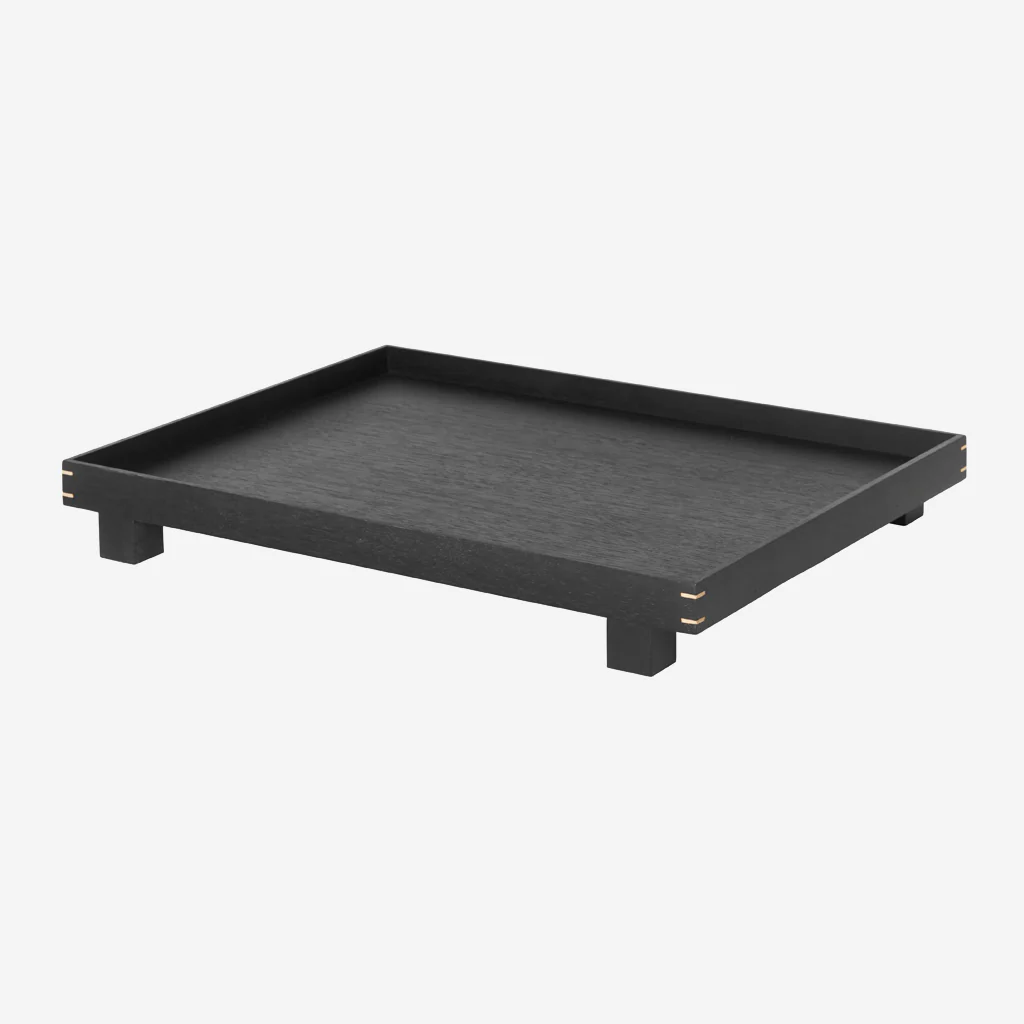 Ferm Living Bon Wooden Tray Black Large - Image 3