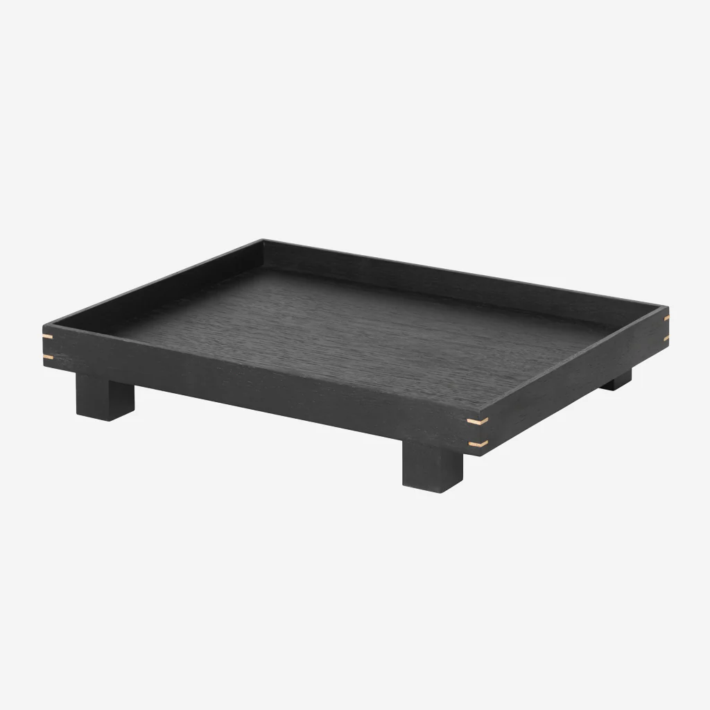 Ferm Living Bon Wooden Tray Black Small - Image 3