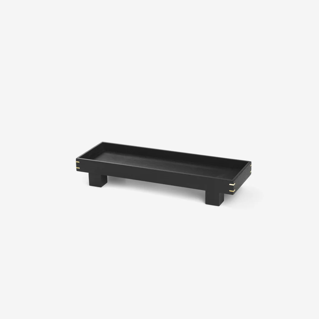 Ferm Living Bon Wooden Tray Black X-Small
