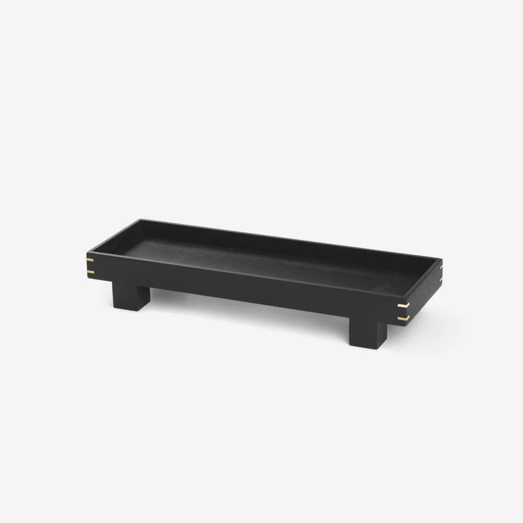 Ferm Living Bon Wooden Tray Black X-Small - Image 3