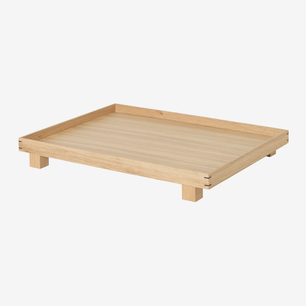 Ferm Living Bon Wooden Tray Oak Large - Image 3