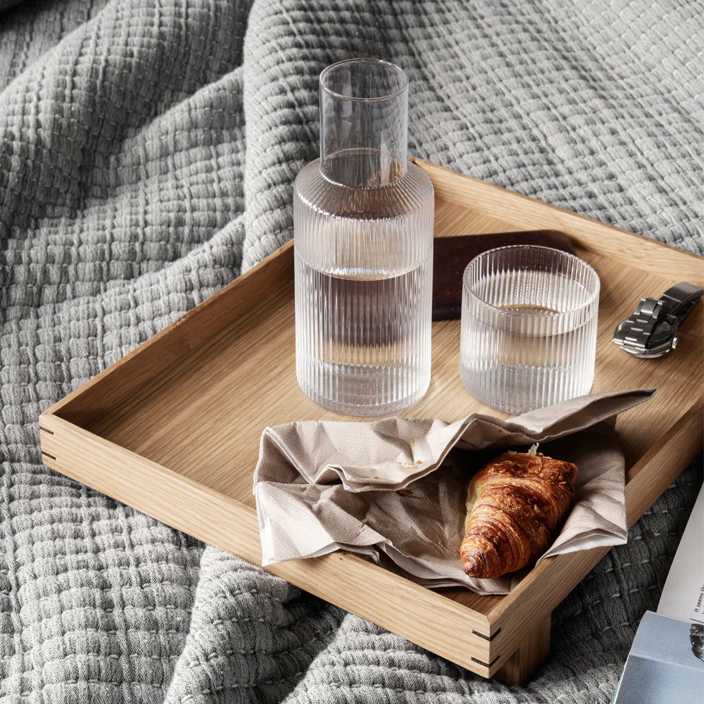 Ferm Living Bon Wooden Tray Oak Small - Image 2