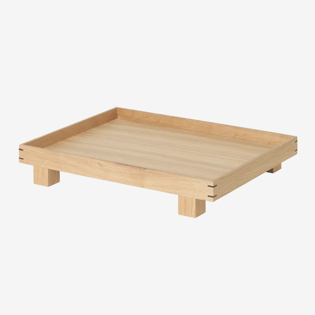 Ferm Living Bon Wooden Tray Oak Small - Image 3