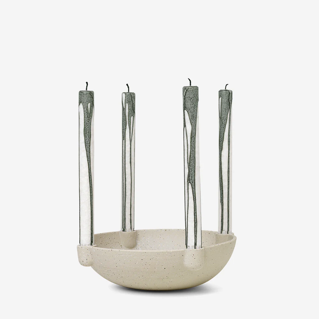 Ferm Living Bowl Candle Holder Large Ceramic Light - Image 3