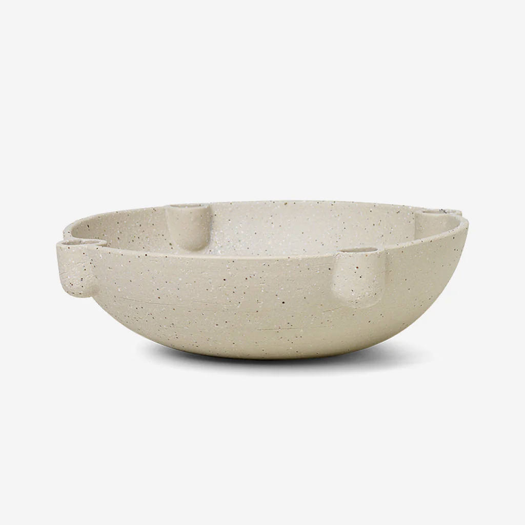 Ferm Living Bowl Candle Holder Large Ceramic Light - Image 4