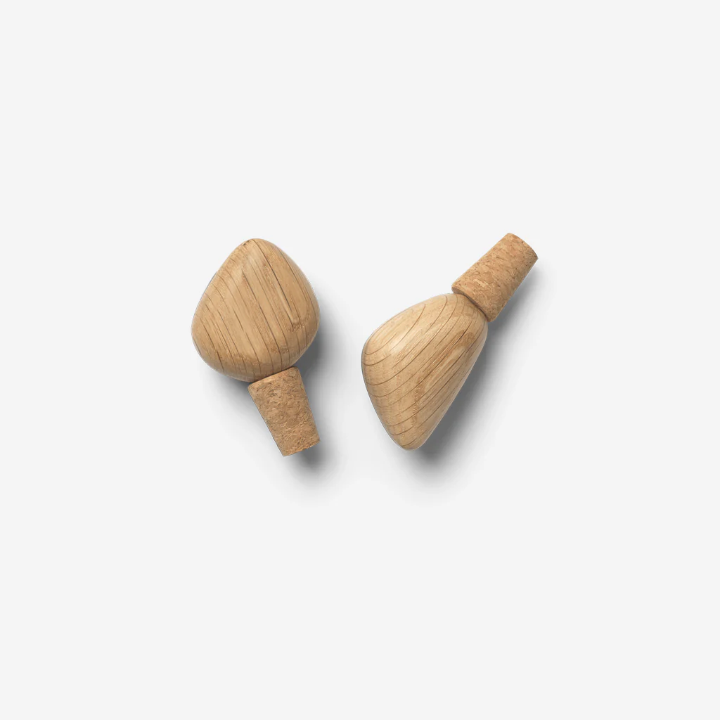 Ferm Living Cairn Wine Stoppers Oak