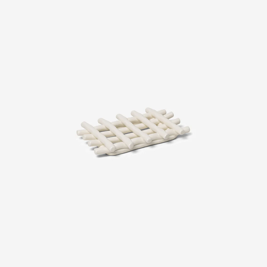 Ferm Living Ceramic Soap Tray Off White