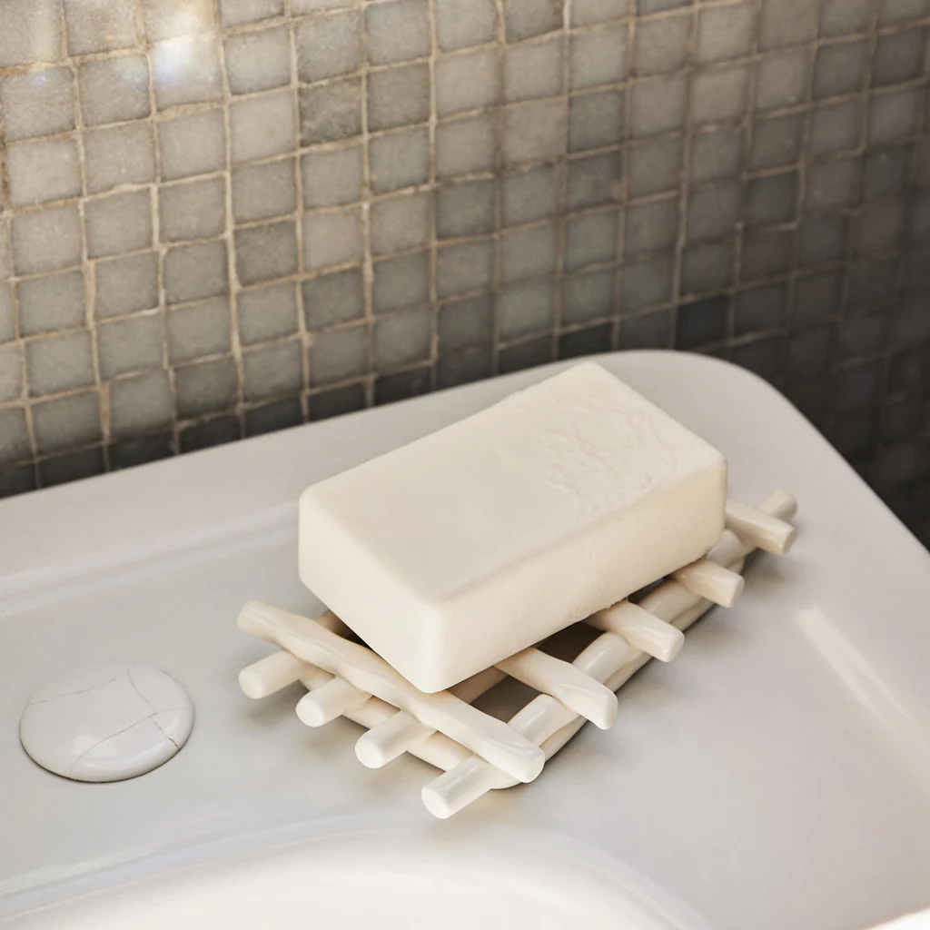 Ferm Living Ceramic Soap Tray Off White - Image 2