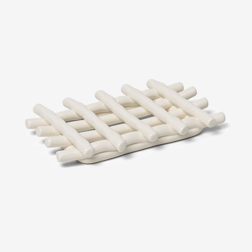 Ferm Living Ceramic Soap Tray Off White - Image 3