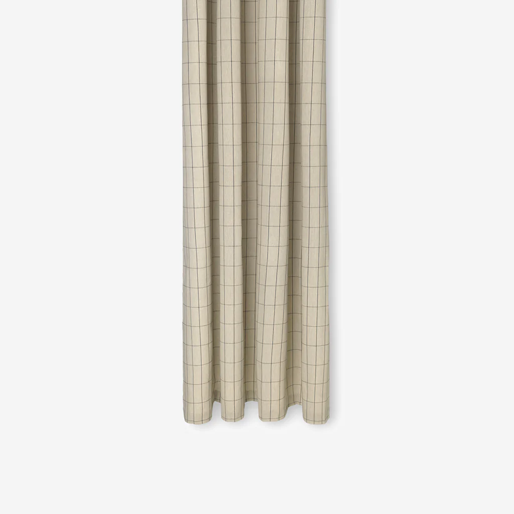 Ferm Living Chambray Shower Curtain Grid