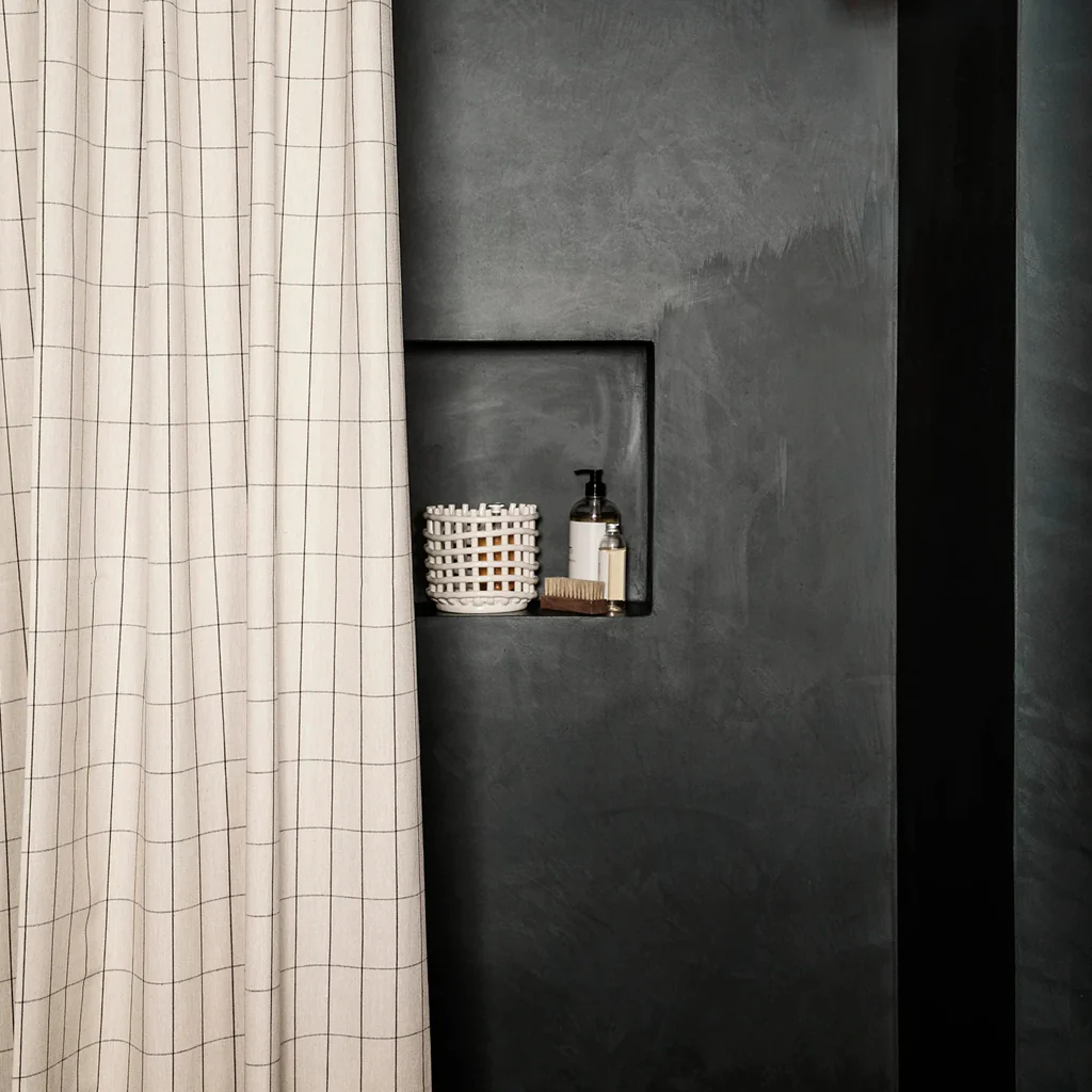 Ferm Living Chambray Shower Curtain Grid - Image 2
