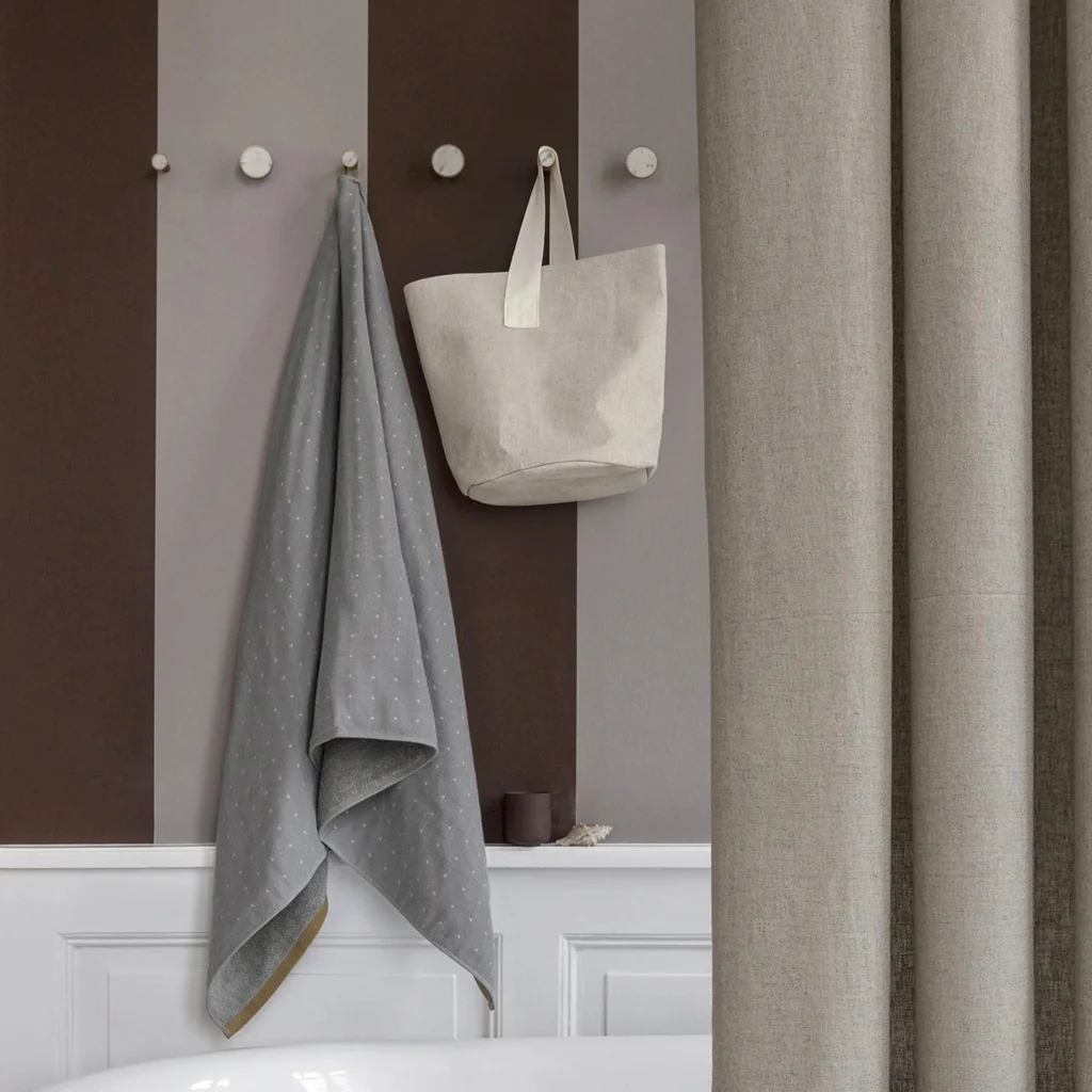 Ferm Living Chambray Shower Curtain Sand - Image 2