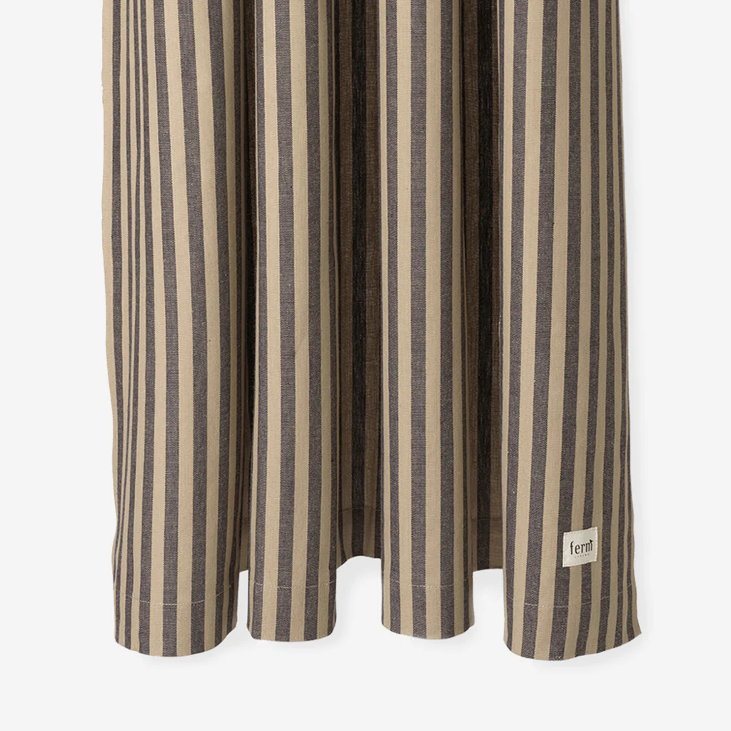 Ferm Living Chambray Shower Curtain Sand Black - Image 3