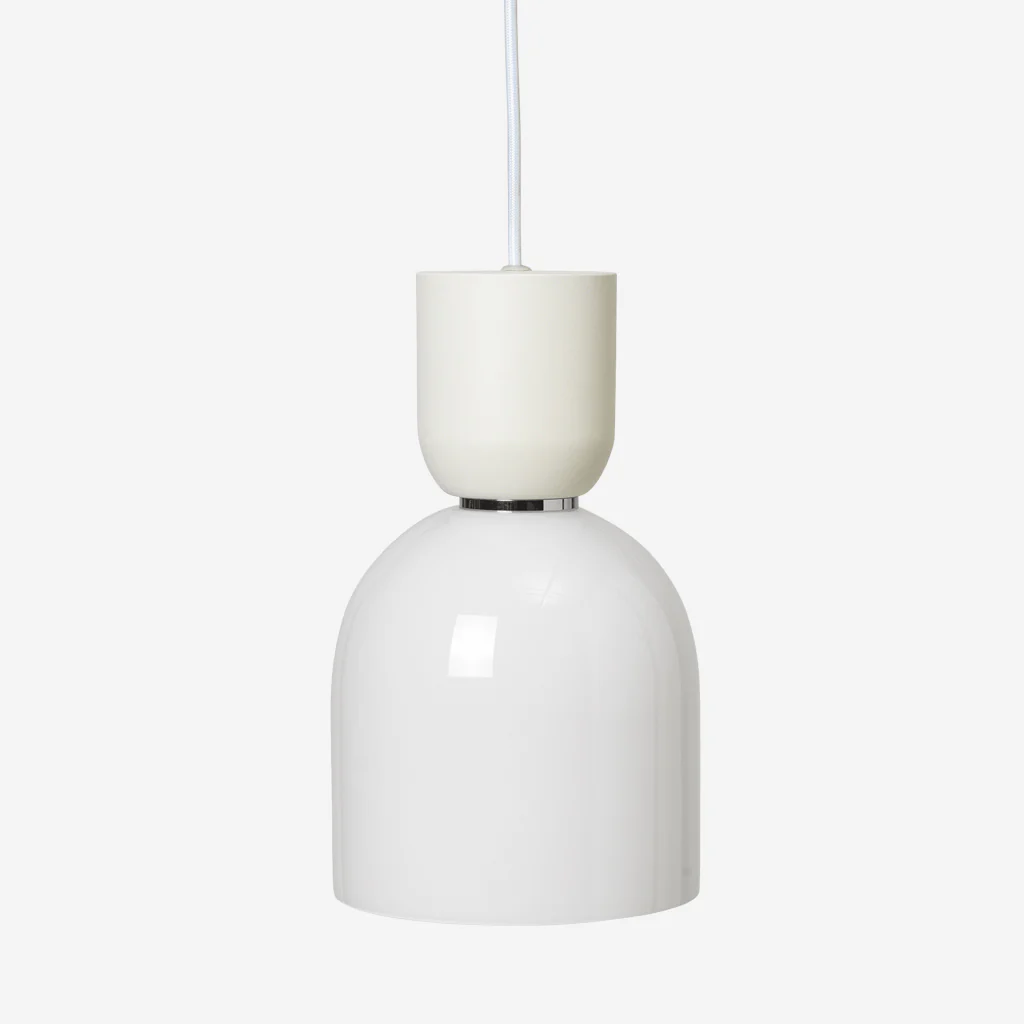 Ferm Living Collect Bell Pendant Shade Opal Glass - Image 3