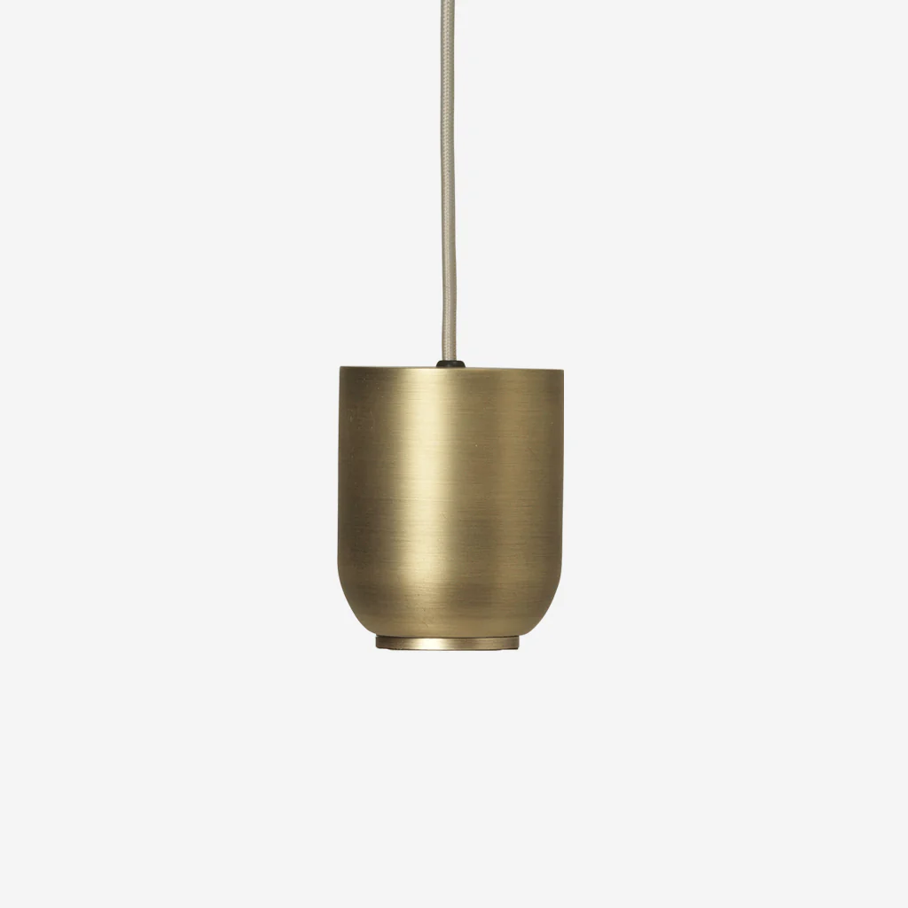 Ferm Living Collect Bell Pendant Socket Brass