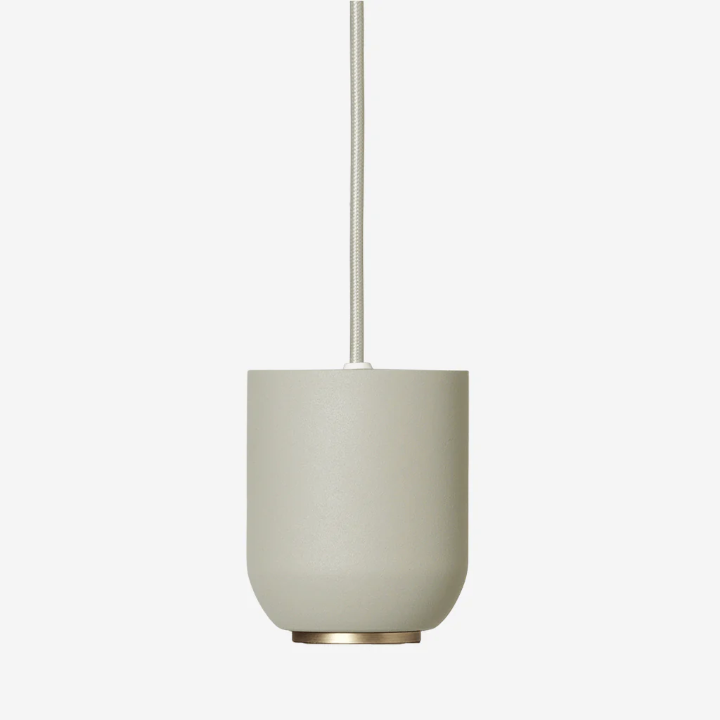 Ferm Living Collect Bell Pendant Socket Light Grey - Image 3