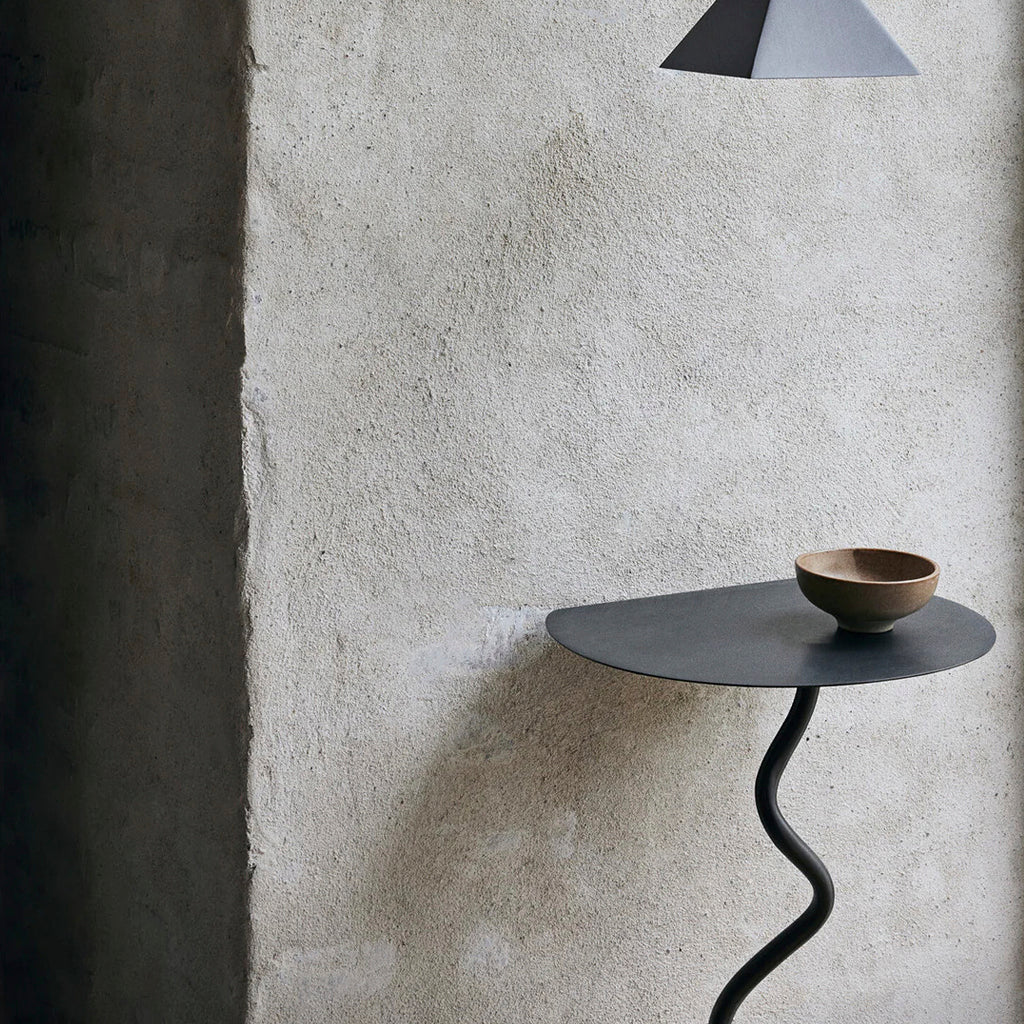 Ferm Living Curvature Wall Table Black Brass - Image 3
