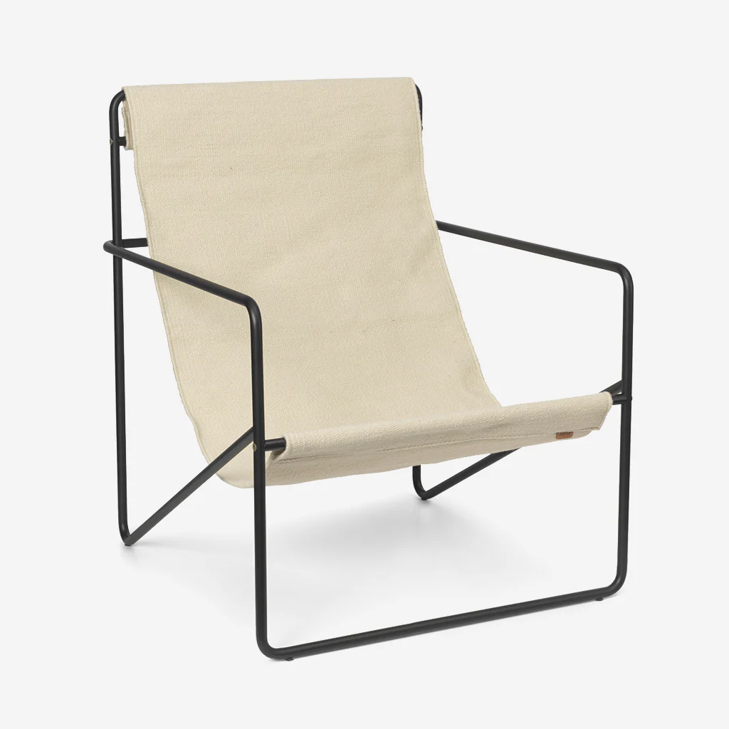 Ferm Living Desert Lounge Chair Black Cloud - Image 3