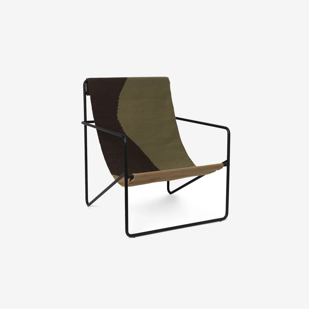 Ferm Living Desert Lounge Chair Black / Dune