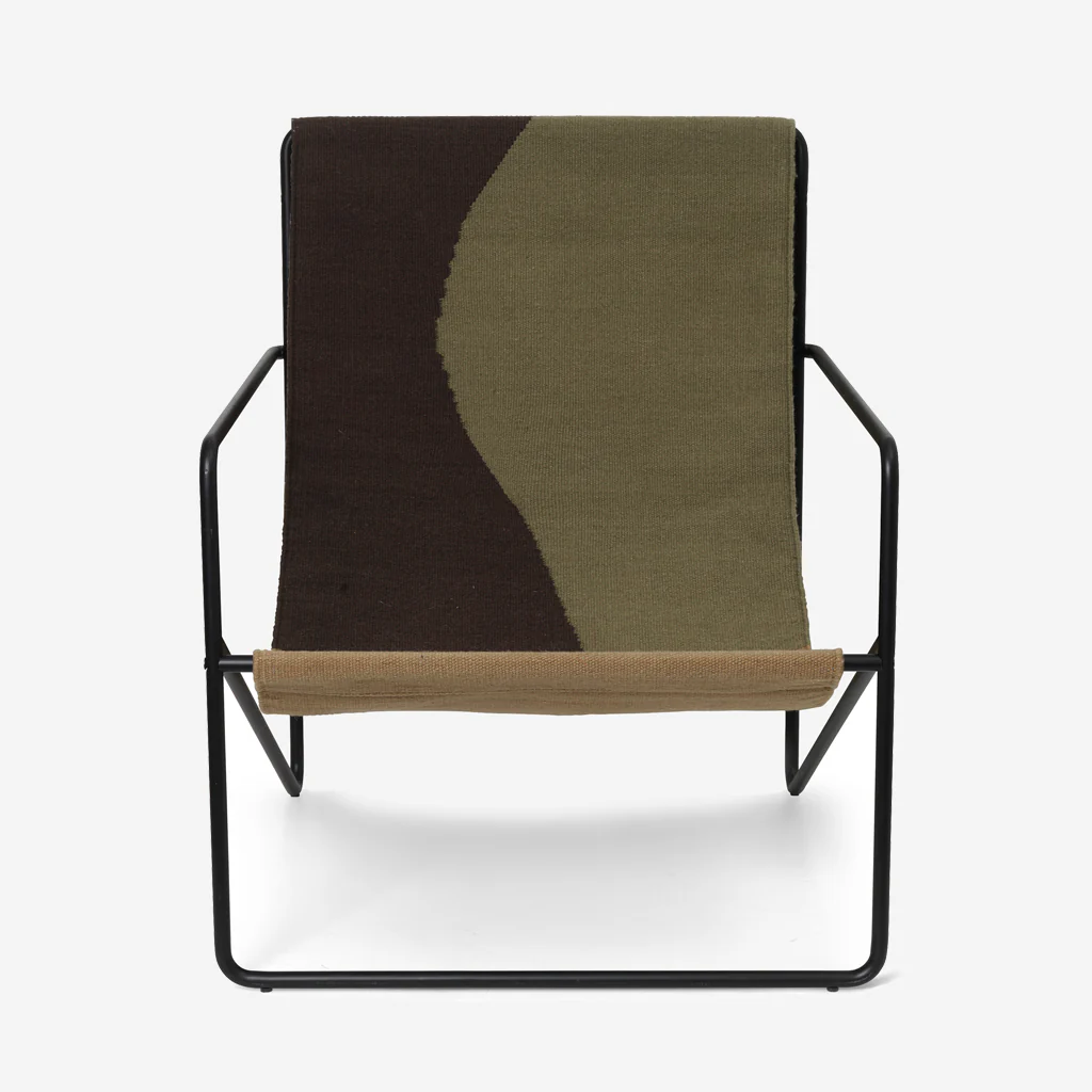Ferm Living Desert Lounge Chair Black / Dune - Image 5