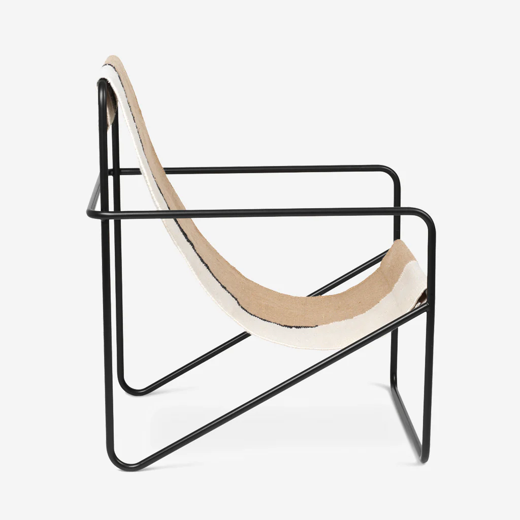 Ferm Living Desert Lounge Chair Black / Soil - Image 6