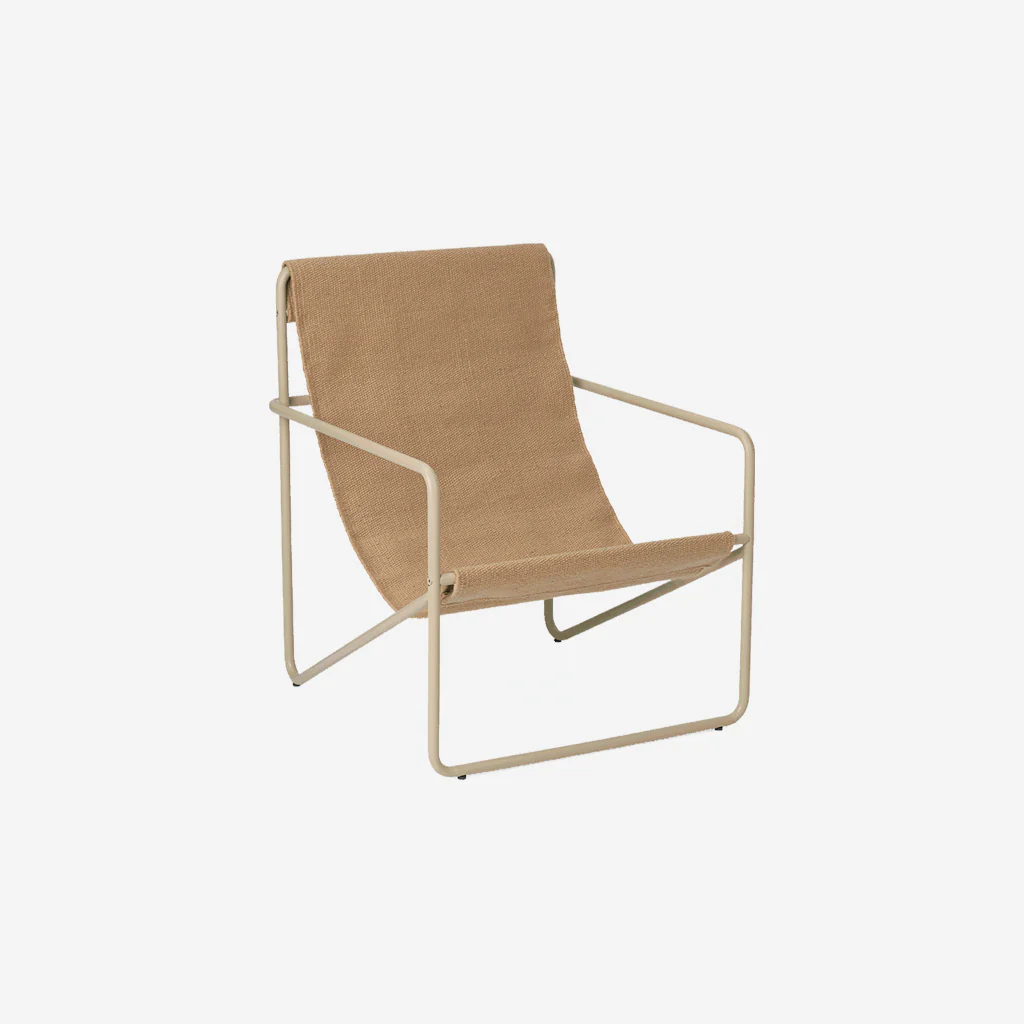 Ferm Living Desert Lounge Chair Cashmere / Sand