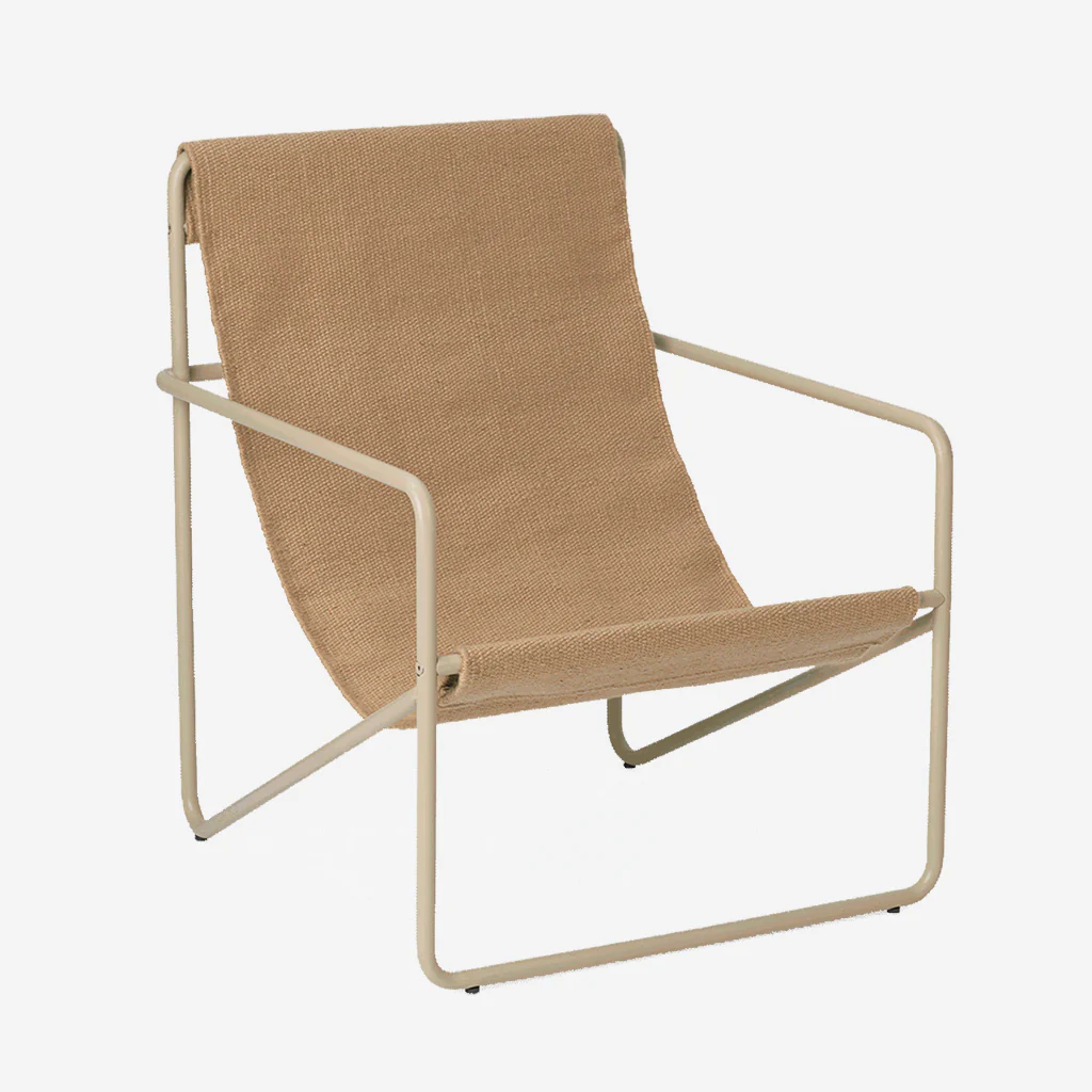 Ferm Living Desert Lounge Chair Cashmere / Sand - Image 3