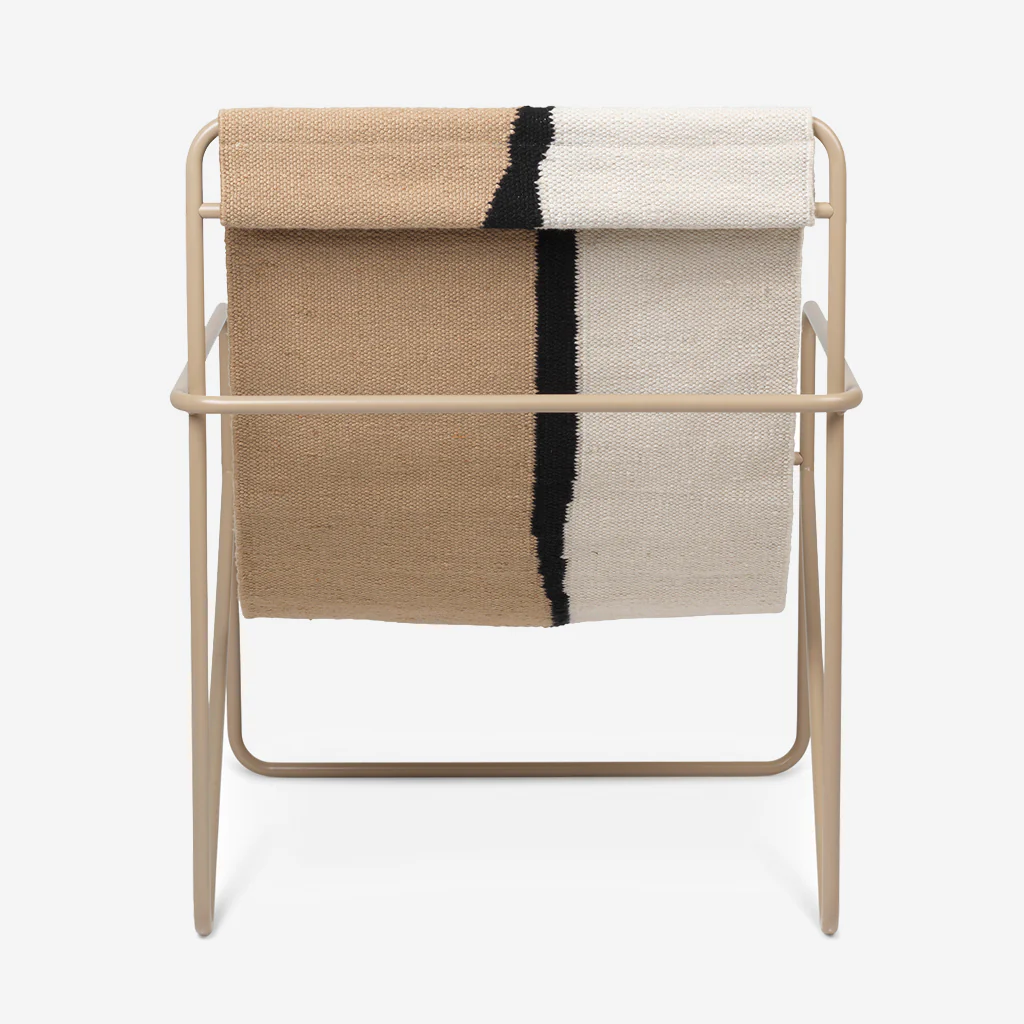 Ferm Living Desert Lounge Chair Cashmere / Soil - Image 6