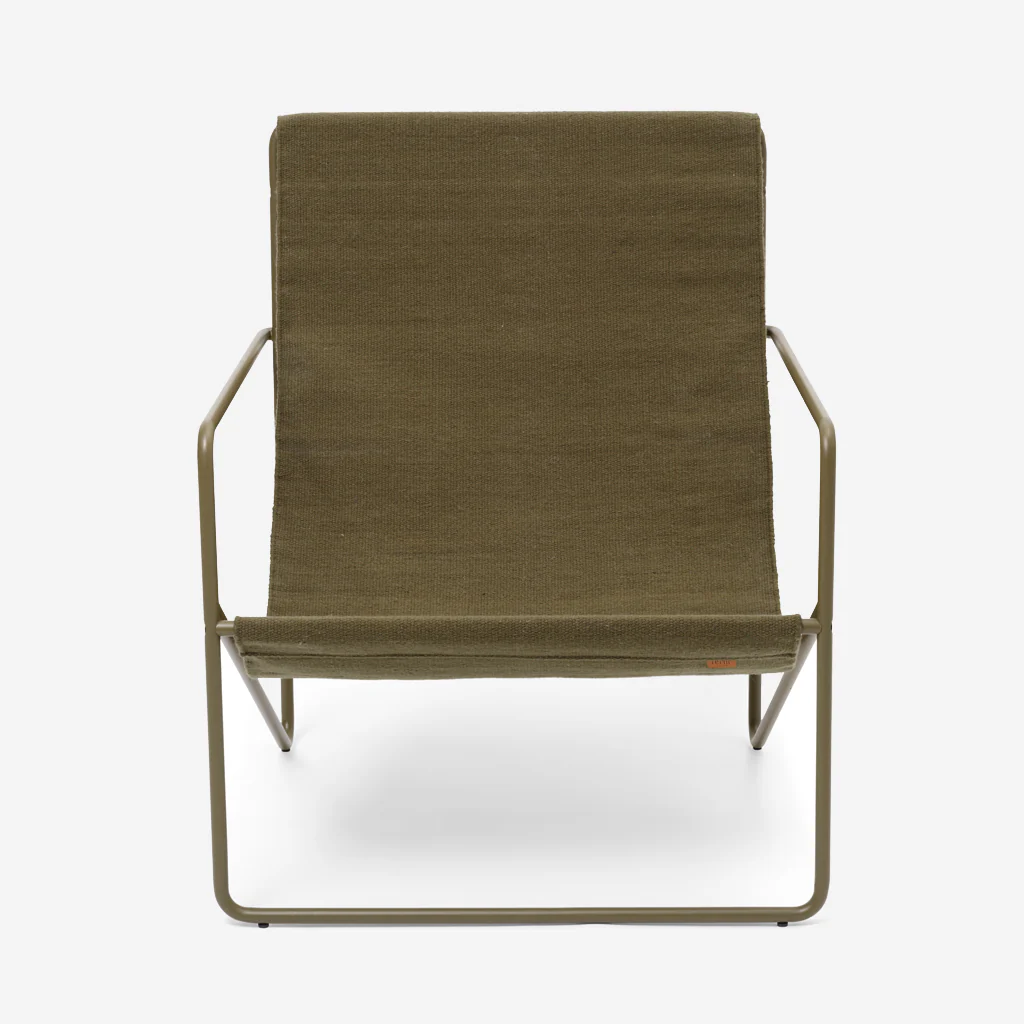 Ferm Living Desert Lounge Chair Olive / Olive - Image 4