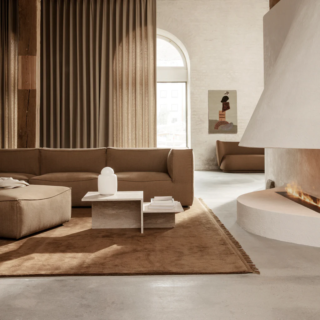 Ferm Living Distinct Coffee Table Travertine - Image 4