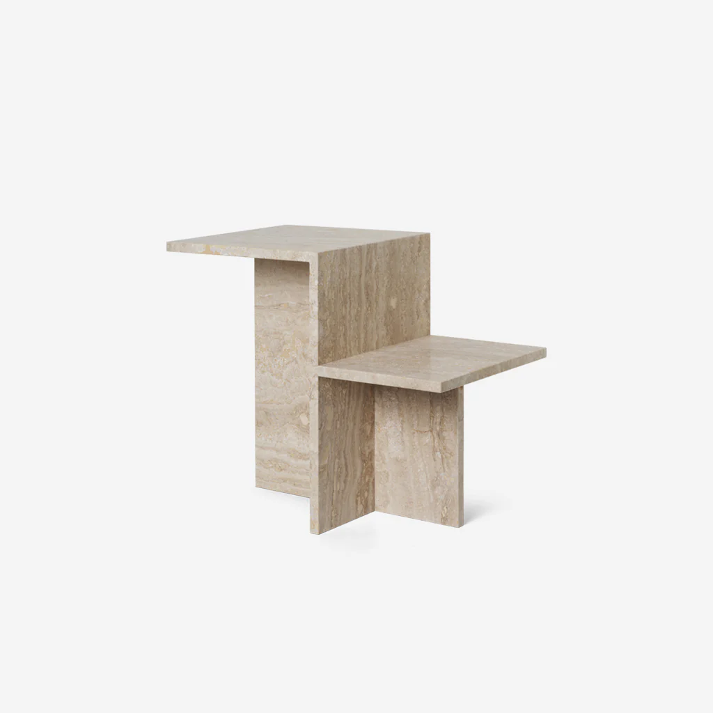 Ferm Living Distinct Side Table Travertine
