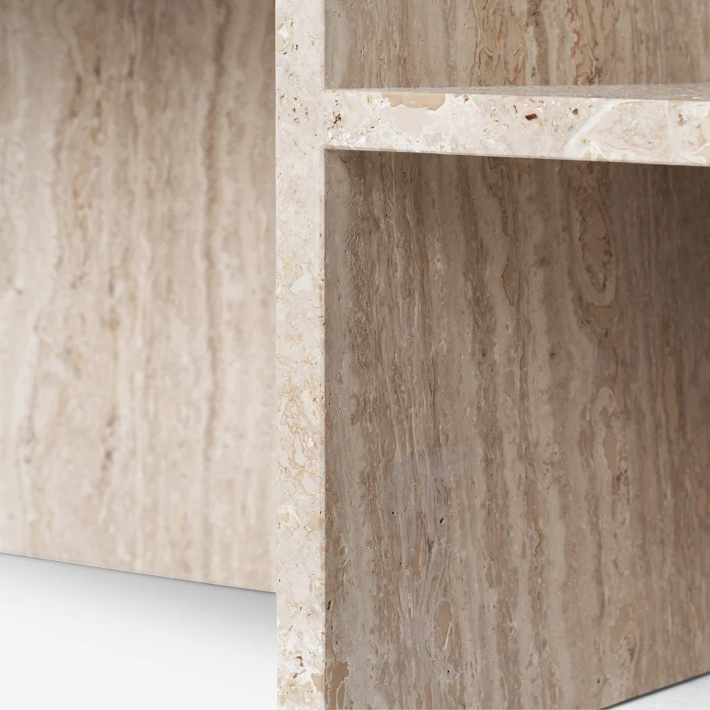 Ferm Living Distinct Side Table Travertine - Image 5