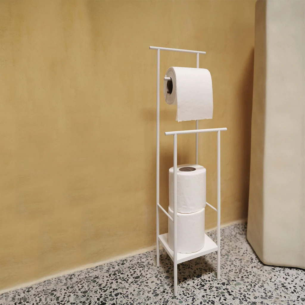 Ferm Living Dora Toilet Paper Stand White - Image 2