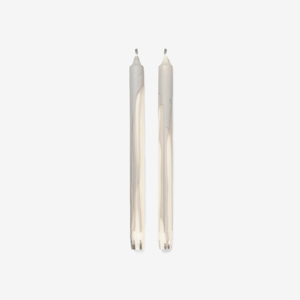Ferm Living Dryp Candles Warm Grey - Image 3