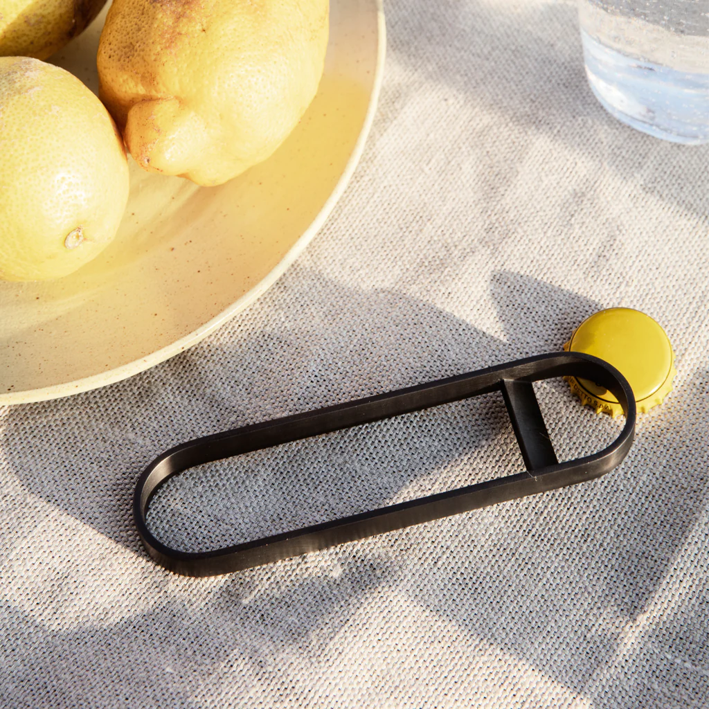 Ferm Living Fein Bottle Opener Black Brass - Image 2