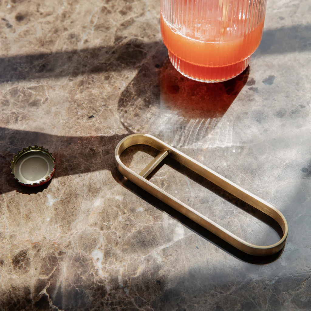 Ferm Living Fein Bottle Opener Brass - Image 2