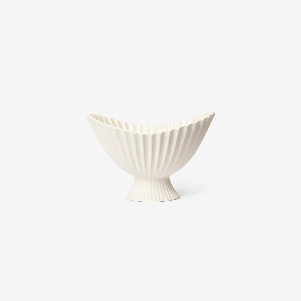 Ferm Living Fountain Bowl Large Off White