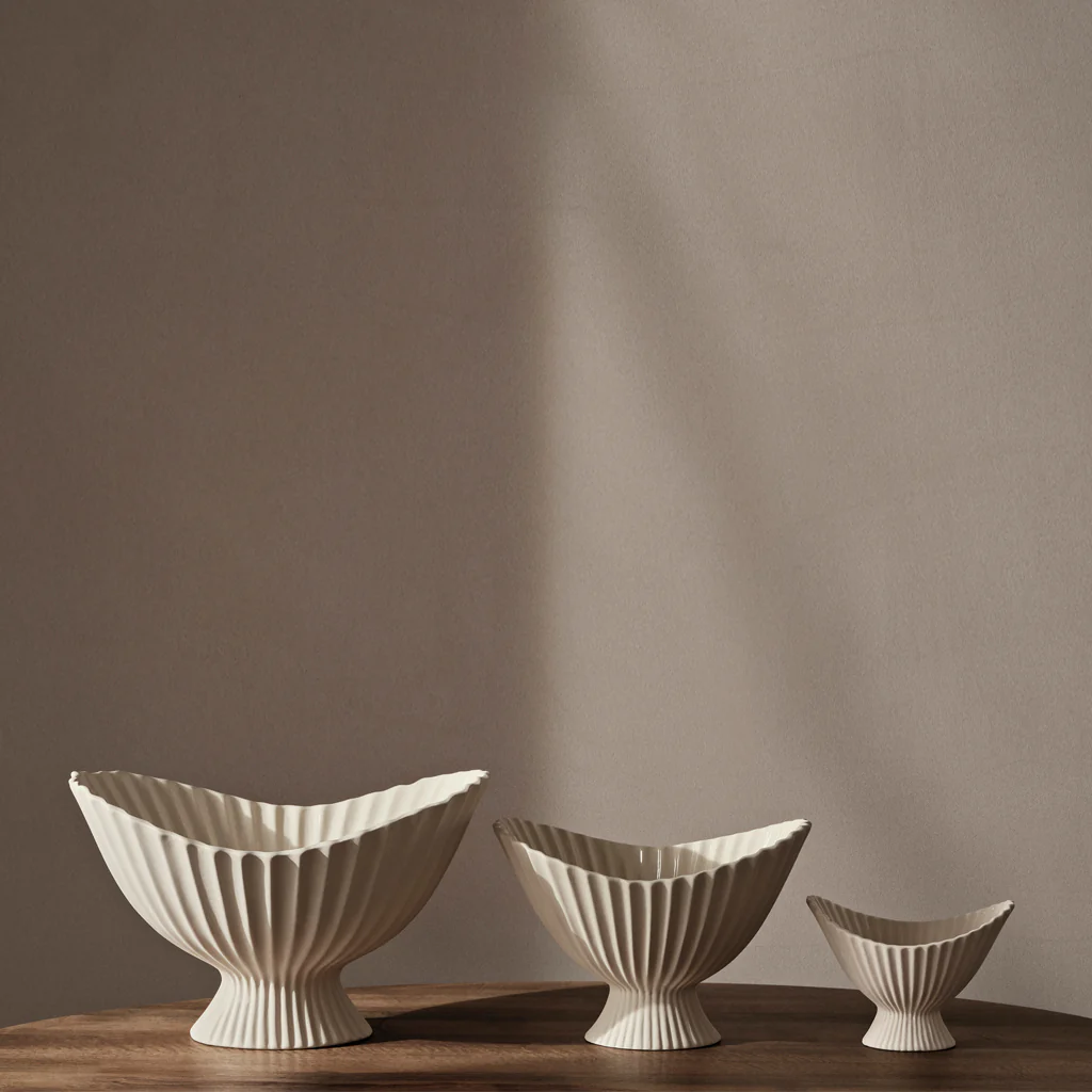 Ferm Living Fountain Bowl Large Off White - Image 3