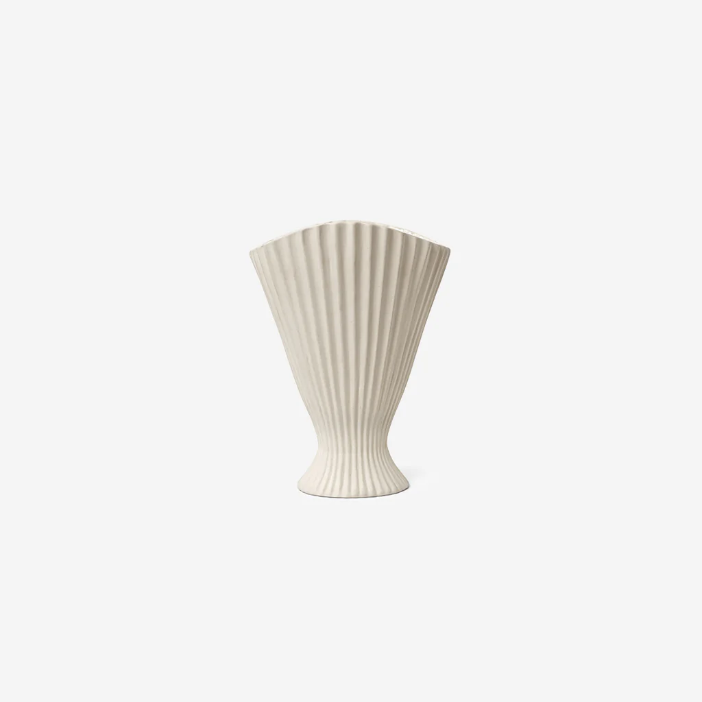 Ferm Living Fountain Vase Off White Large