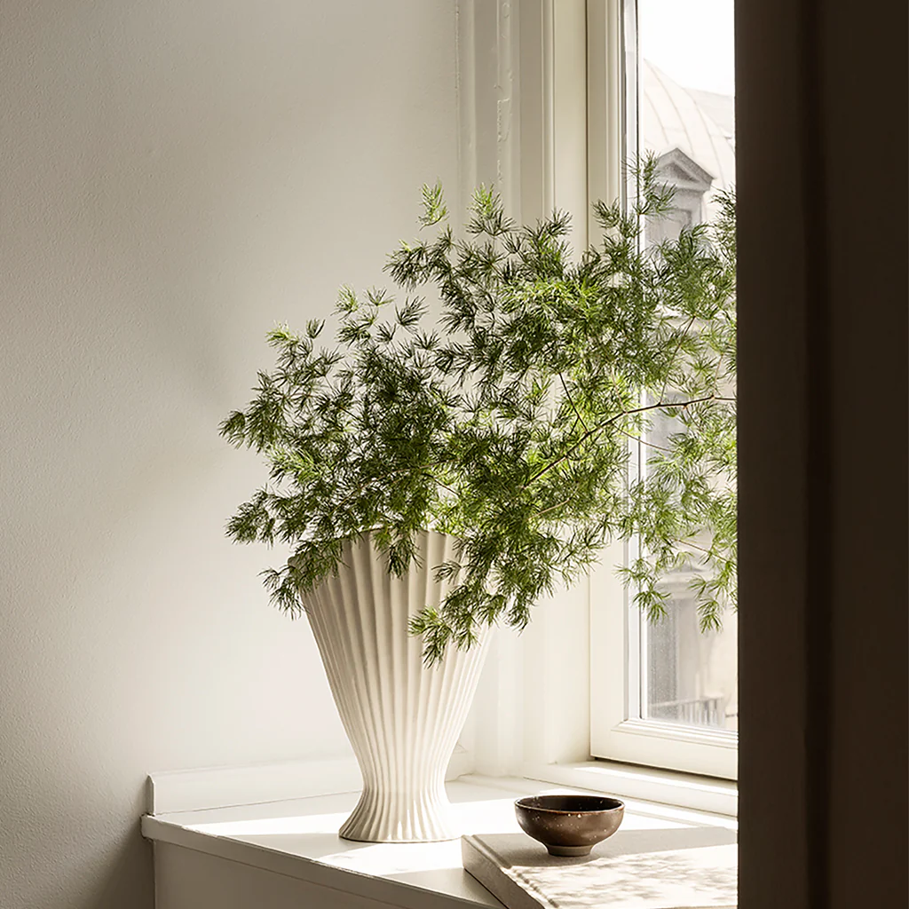 Ferm Living Fountain Vase Off White Large - Image 2