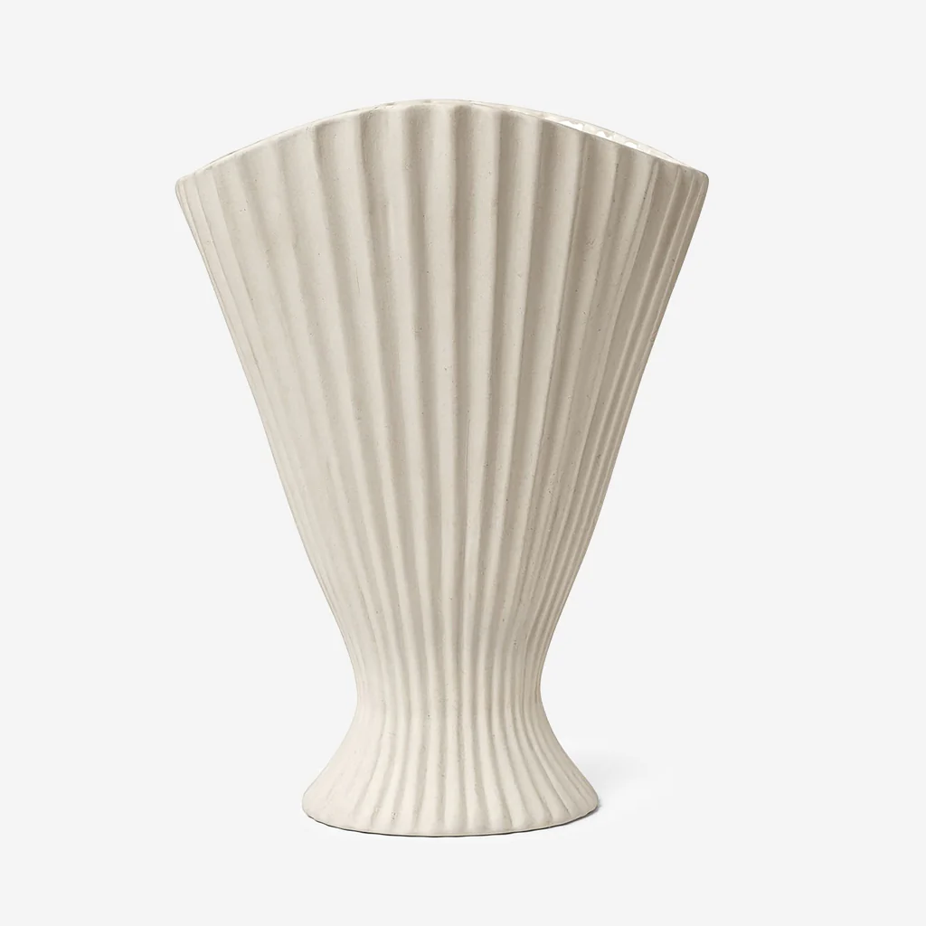 Ferm Living Fountain Vase Off White Large - Image 4