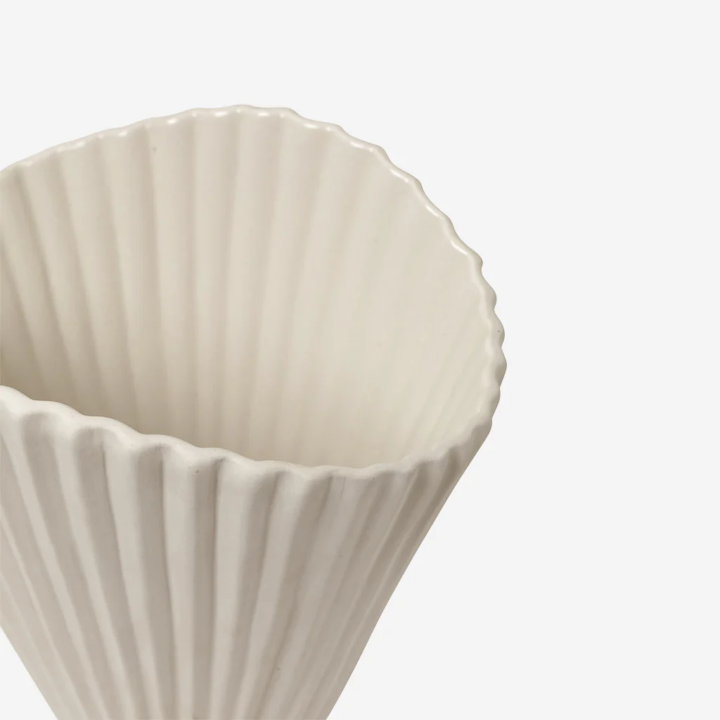 Ferm Living Fountain Vase Off White Large - Image 5